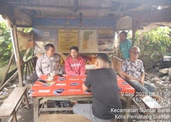 Polsek Siantar Barat  melaksanakan Patroli Kampung Bebas dari Narkoba (KBN), di Jalan Jawa, pada Selasa (9/9/2025) pagi.